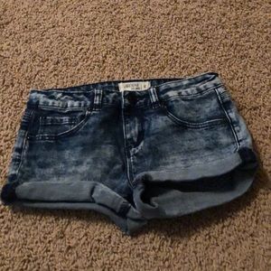 denim shorts